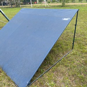 Estructura de Hierro con Lona Azul para Exterior - imagen 3