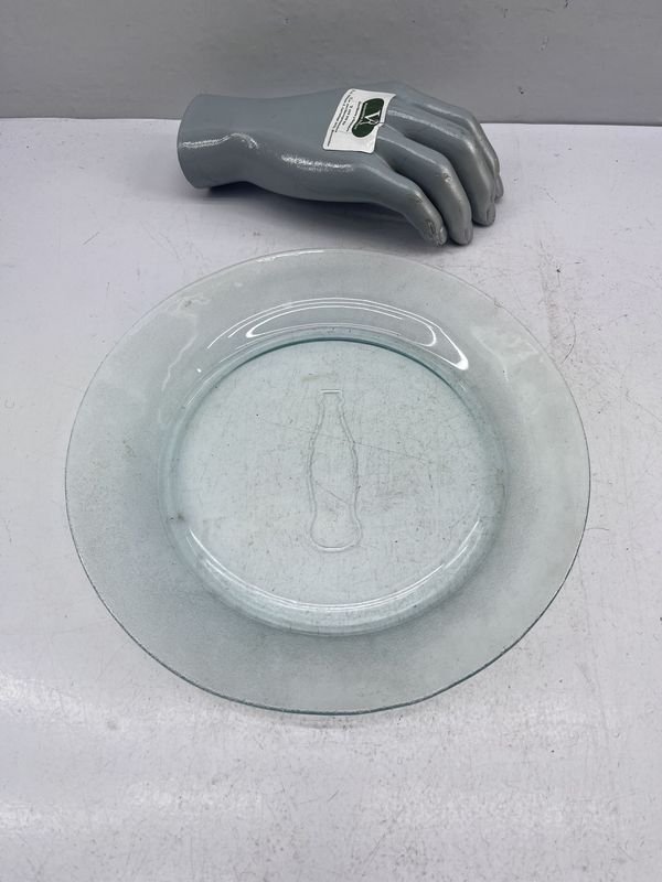 Plato Llano de Vidrio con Logo Coca-Cola - 25cm - imagen 1
