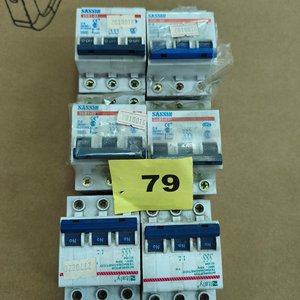 Lote de 6 Llaves Térmicas Tripolares Sassin para Tableros Eléctricos - imagen 2