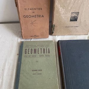 Lote siguiente: Lote de Libros de Geometría: Elementos de Geometría y Geometría IV