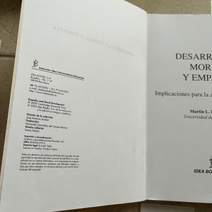 Libro Desarrollo Moral y Empatía por Martín L. Hoffman - imagen 3