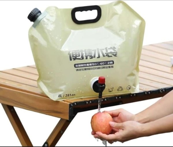 Contenedor de Agua Plegable Portátil para Camping - imagen 2