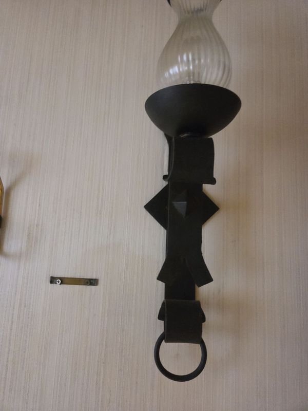 Apliques de pared en hierro para iluminación - imagen 3