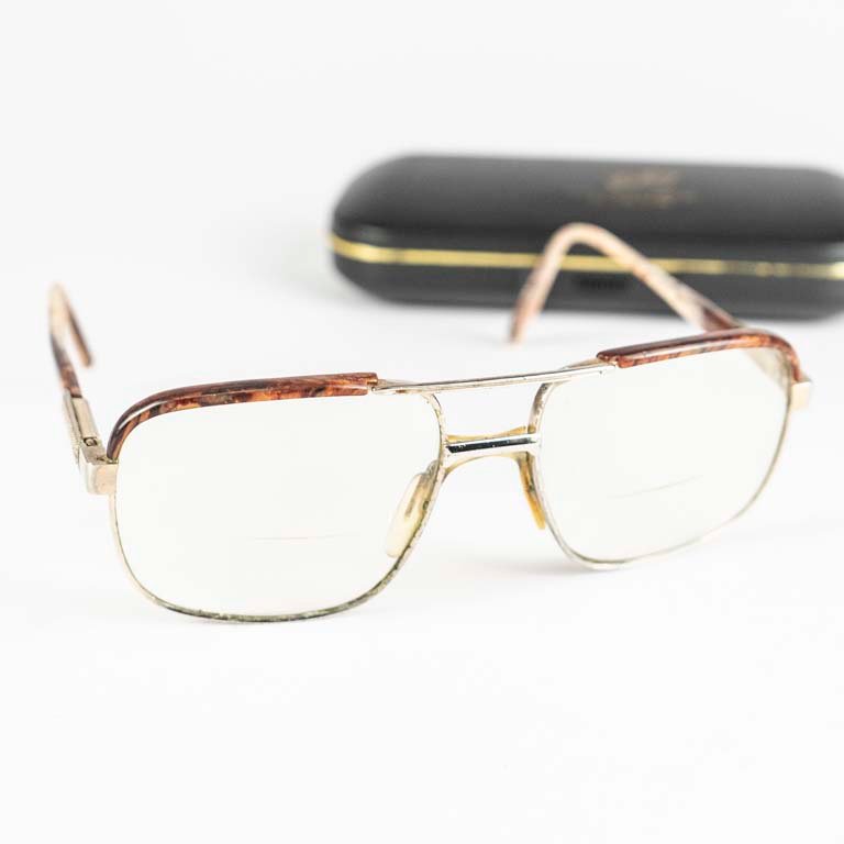 Lentes de aumento vintage con estuche - imagen 2