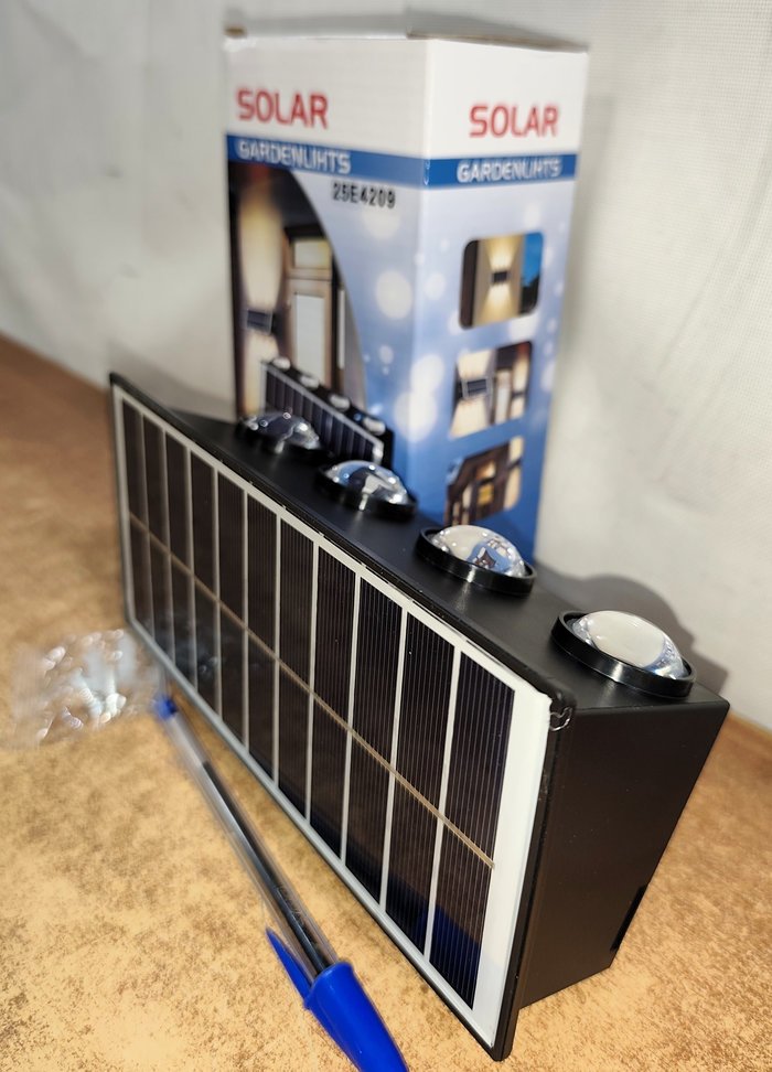 Luz LED Recargable Solar X 8 Luces - imagen 3