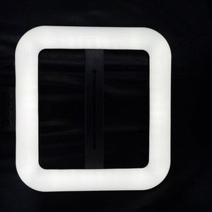 Anillo de Luz LED Cuadrado con Control de Brillo y Temperatura - imagen 1
