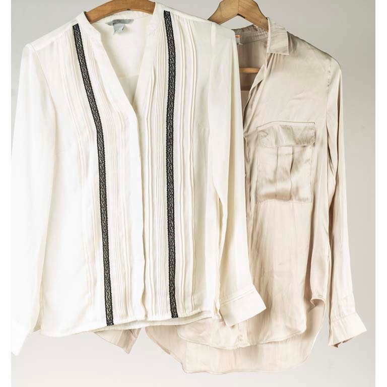 Par de Camisas Manga Larga H&M Talle EU 34