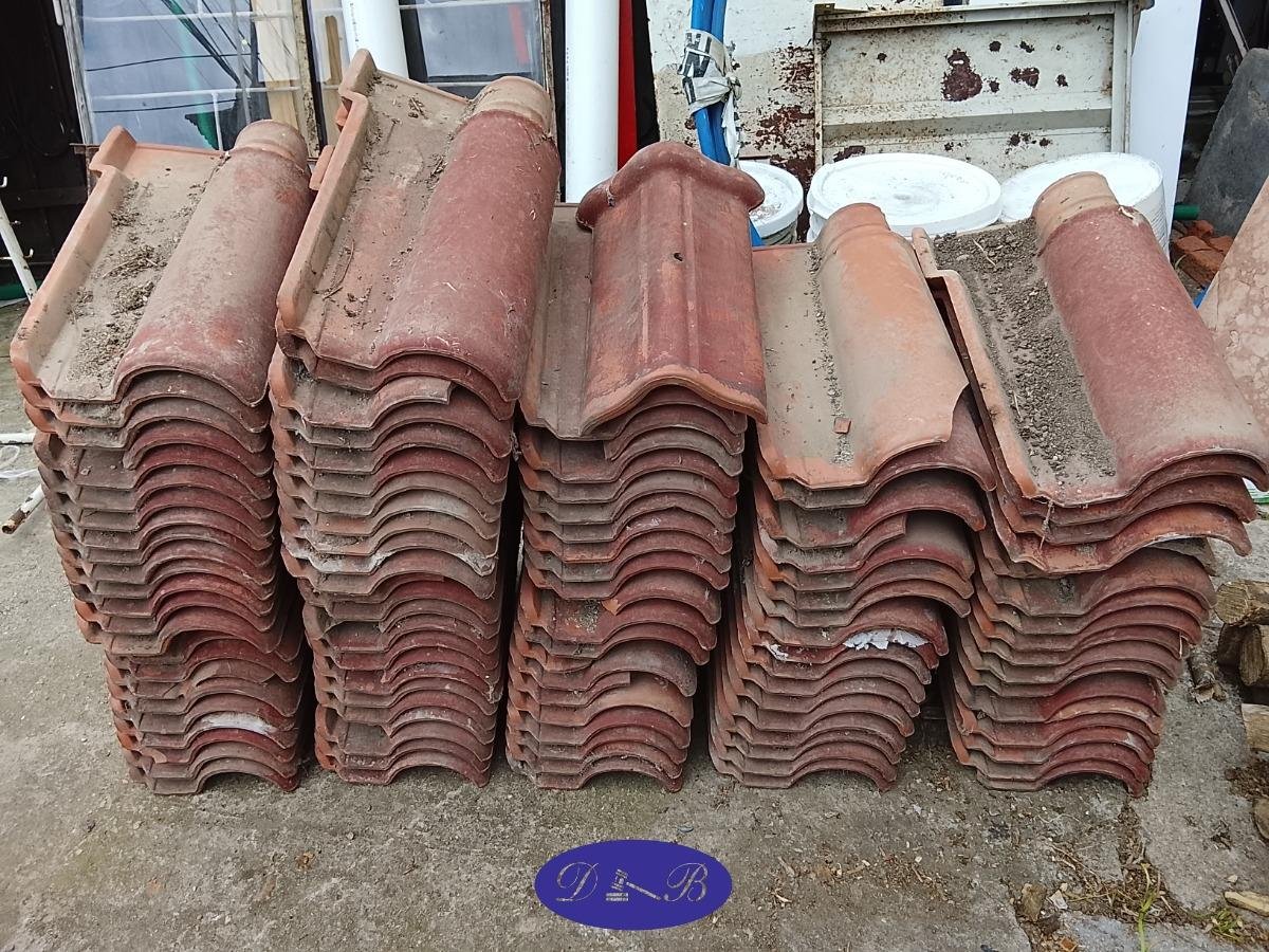 Lote de 90 Tejas Brasileñas Rojas