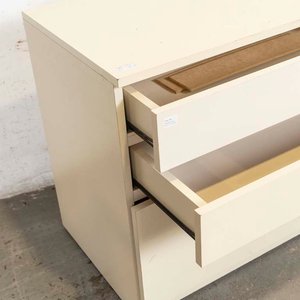 Par de Cajoneras Rodantes de MDF Melamínico Beige - imagen 2