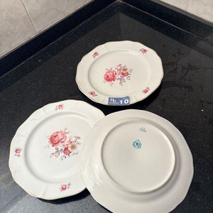 3 Platos de Loza Olmos con Diseño Floral - imagen 2