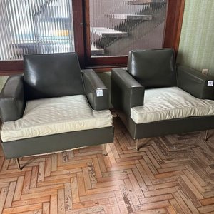 Par de Sillones Vintage con Almohadones - imagen 2