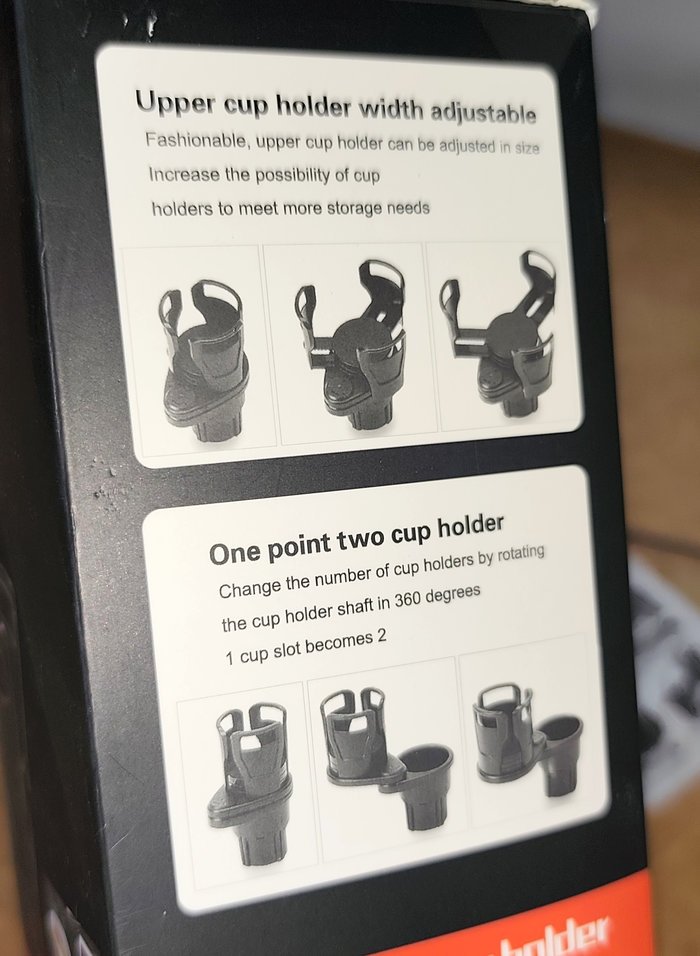 SOPORTE 2 EN 1 PARA VASOS/MATE NUEVO EN CAJA - Accesorios para Vehículos - imagen 6