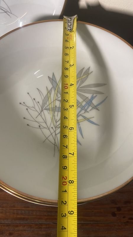 Juego de platos de porcelana fina antigüa de Brasil - imagen 6