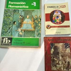Lote de 3 Libros Usados: Formación Humanística, Evangelio 2023 y Editorial Araluce - imagen 4