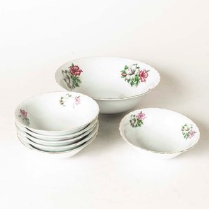 Lote anterior: Set de 7 Piezas de Porcelana Oriental para Postre con Flores