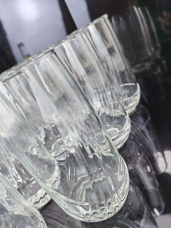 Vasos de cristal transparente - imagen 5
