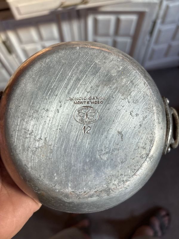 Mini paellera de plata, condición buena - imagen 2