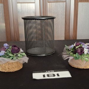 Lote de Adornos: Pisapapeles de Piedra, Florero de Cerámica, Porta Lápiz y Caracoles - imagen 4