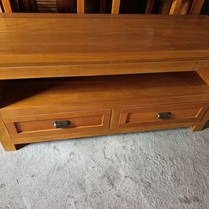 Rack Bajo de Madera Maciza Nuevo Marca Fundamento - imagen 4