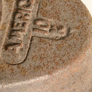 Antigua Balanza de Hierro "América" con Pesas - imagen 5