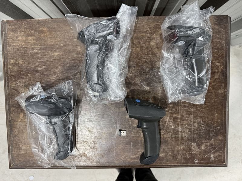 Lote de 4 Escáneres Inalámbricos Netum con Receptor USB