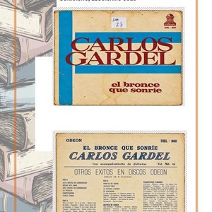 Vinilo Carlos Gardel "El Bronce Que Sonríe" Sello Odeón Uru 1960 - imagen 2