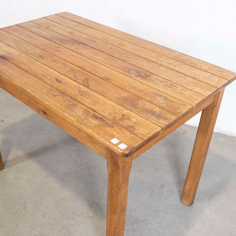 Mesa de cocina en madera con detalles y lustre - imagen 2
