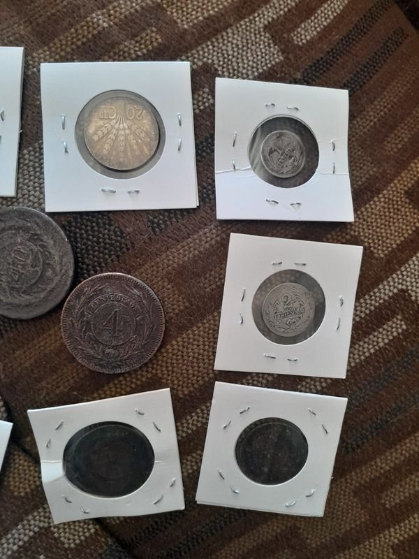 Lote de monedas uruguayas originales para coleccionistas - imagen 2