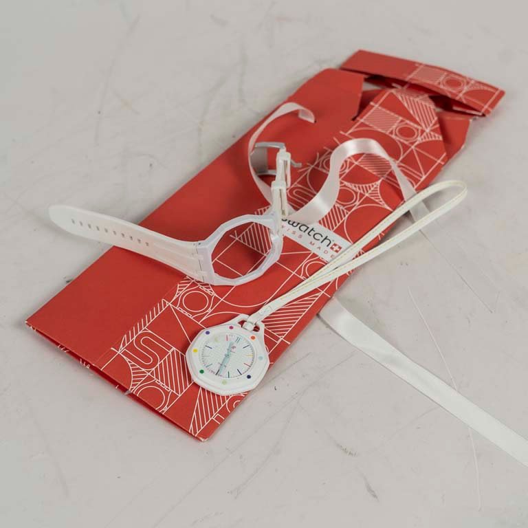 Reloj Pulsera Swatch R.POP Blanco Nuevo con Garantía