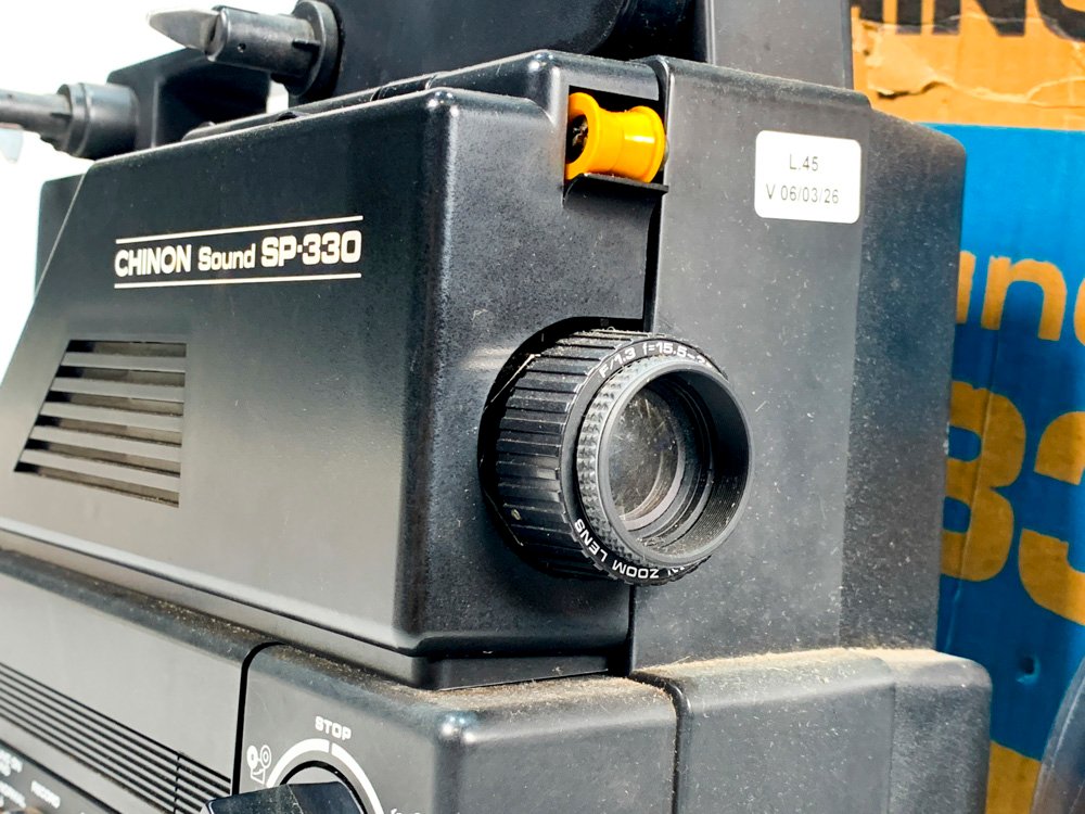 Proyector de 8 mm Chinon SP330 con carrete y cable - imagen 4