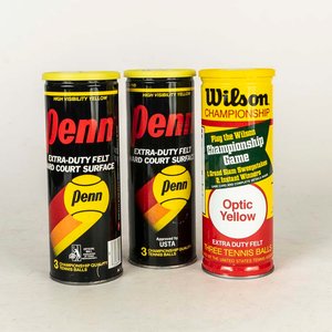 Lote siguiente: 9 Pelotas de Tenis Nuevas Penn y Wilson