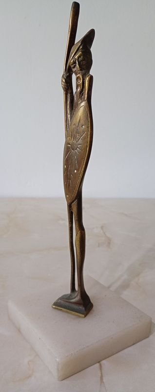 Estatuilla del Quijote en Bronce con Base de Mármol - imagen 3