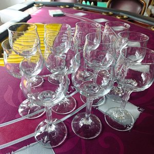 Copas de Cristal de Bohemia Modelo Diana para Vino - Altura 16.5 cm - imagen 2