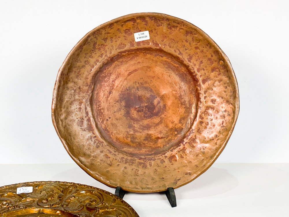 Tres platos en chapa decorativos - imagen 2