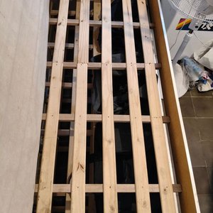 Cama Marinera Triple Blanca Desarmable con Parrillas de Madera - imagen 2