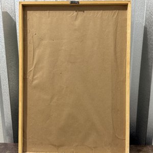 Lote de 3 Cuadros con Hojas Tropicales, Marcos de Madera Clara - imagen 6