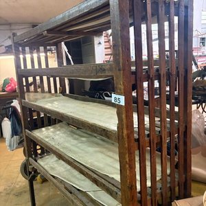 Estantería de Madera con Ruedas para Trabajo - imagen 2