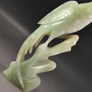 Figura de Ave en Jade, 27cm de Alto - imagen 6