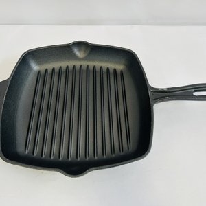Plancha de Hierro Fundido Negra 26x26cm - imagen 2