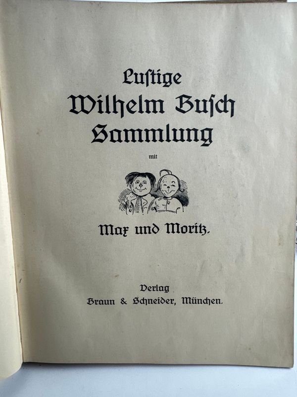 Colección de dibujos de Wilhelm Busch, Max y Moritz, c. 1900 - imagen 3