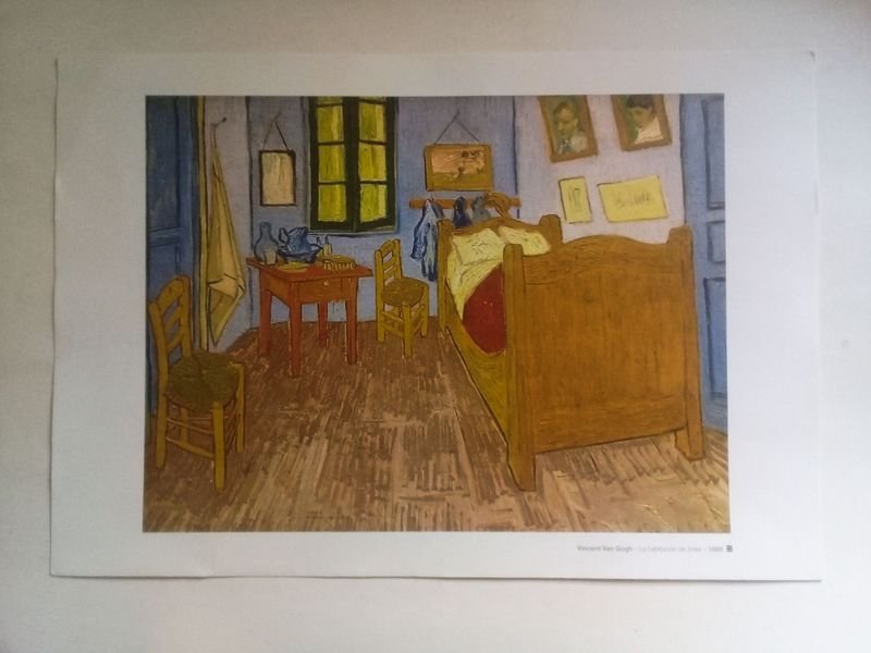 Lamina Vincent Van Gogh - La habitación de Arles 1888 - imagen 2