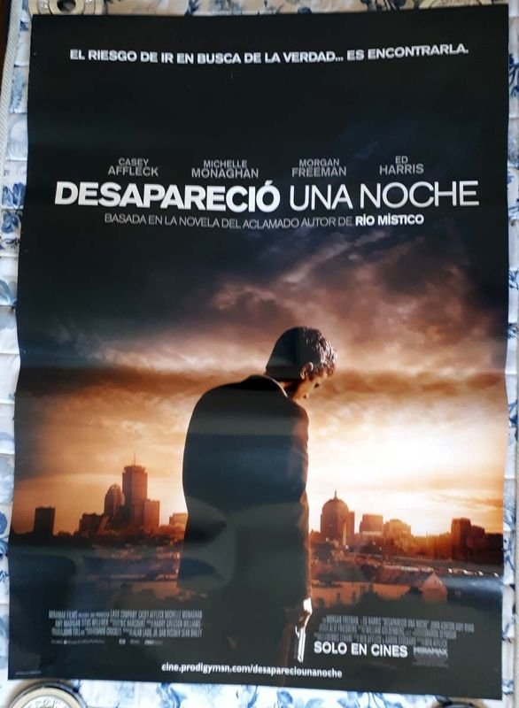 Póster Original "Desapareció una Noche" (Gone Baby Gone) - Casey Affleck, 2007 - imagen 1
