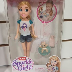 Set de Muñeca Sparkle Girlz Niñera o Paseadora de Perros con Accesorios - imagen 3