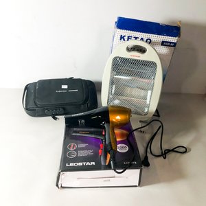 Lote anterior: Estufa Halógena, Secador de Pelo y Bolso Negro