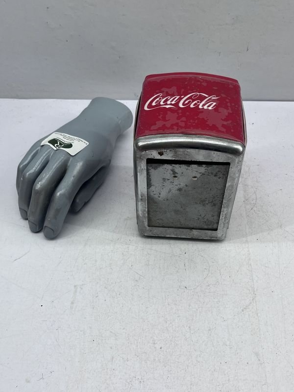 Servilletero Publicitario Coca-Cola Rojo Metálico - imagen 1