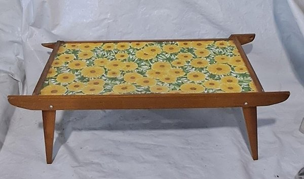 Bandeja de Cama Vintage con Diseño Floral