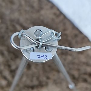Trípode Desmontable Metálico para Camping con Cadena y Gancho - imagen 6