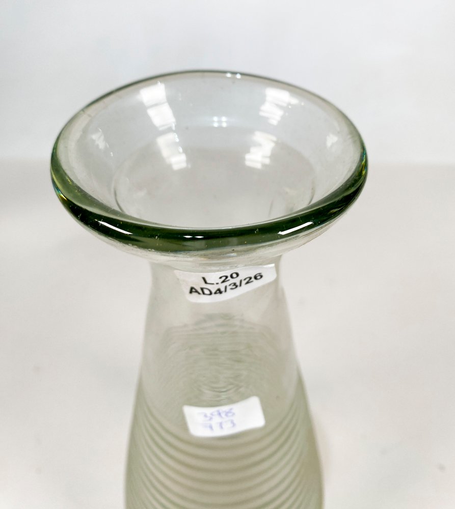 Vaso de cristal claro y alto - imagen 4