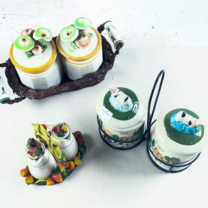 Set de Tarros y Jarras Decorativos con Soporte - imagen 2