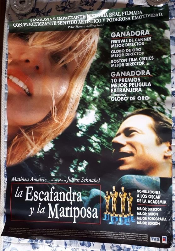 Poster Original "La Escafandra y la Mariposa" - Mathieu Amalric, Julian Schnabel (2007)